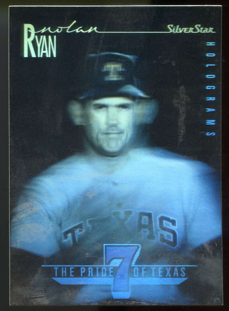 Nolan Ryan Card 1991 SilverStar Holograms #2 Image 1