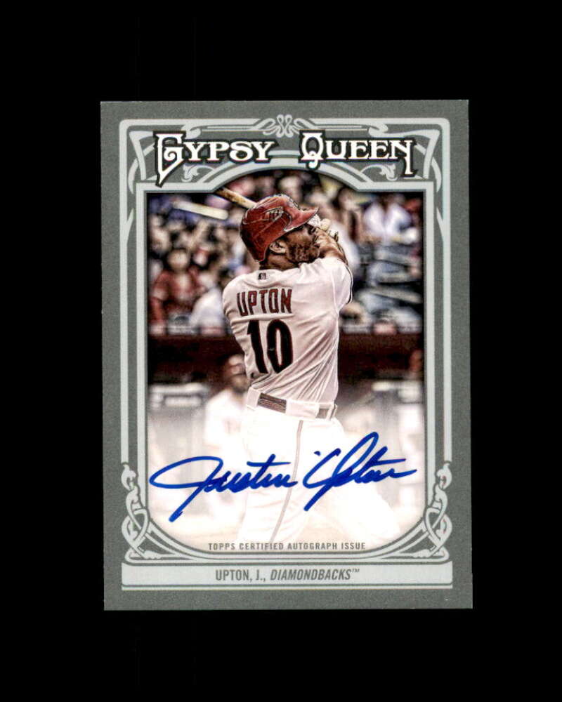 Justin Upton Card 2013 Topps Gypsy Queen Autographs #JU Image 1