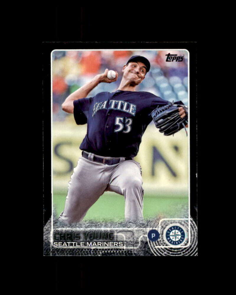 Chris Young Card 2015 Topps Black #81 Image 1