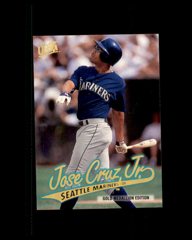 Jose Cruz Jr. signed Seattle Mariners 1997 Donruss Rookie Baseball Card