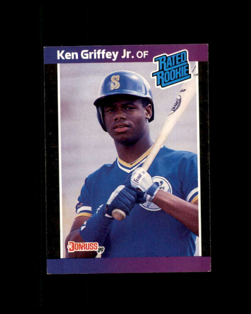 Ken Griffey Jr. RR Rookie Card 1989 Donruss #33 Image 1