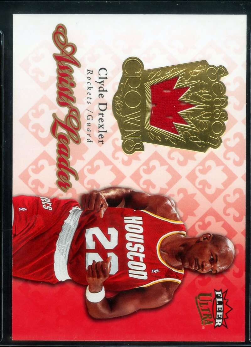 Clyde Drexler Card 2007-08 Ultra SE Season Crowns Memorabilia #SC14 Image 1