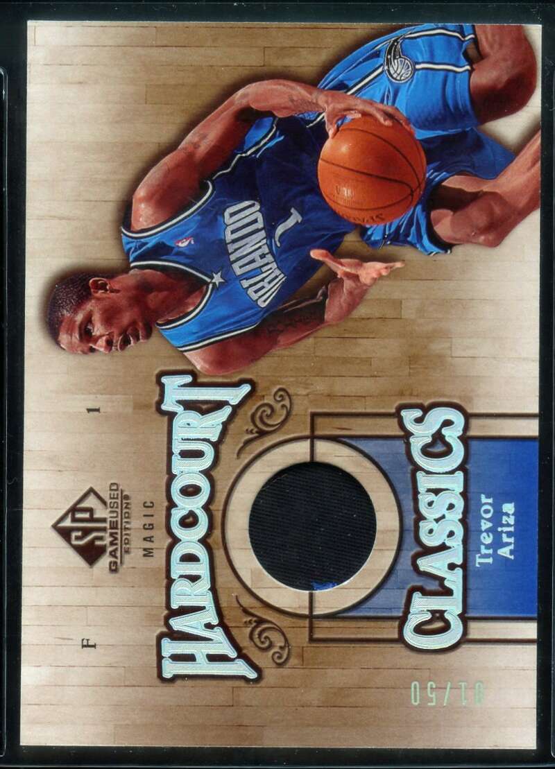 Trevor Ariza Card 2007-08 SP Game Used Hardcourt Classics Patch #HCTA Image 1