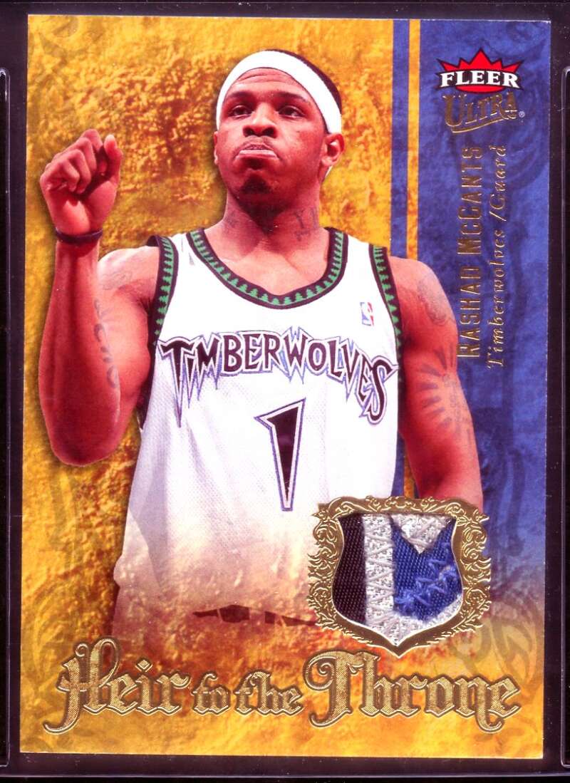 Rashad McCants Card 2007-08 Ultra SE Heir to the Throne Patch #HTRM Image 1