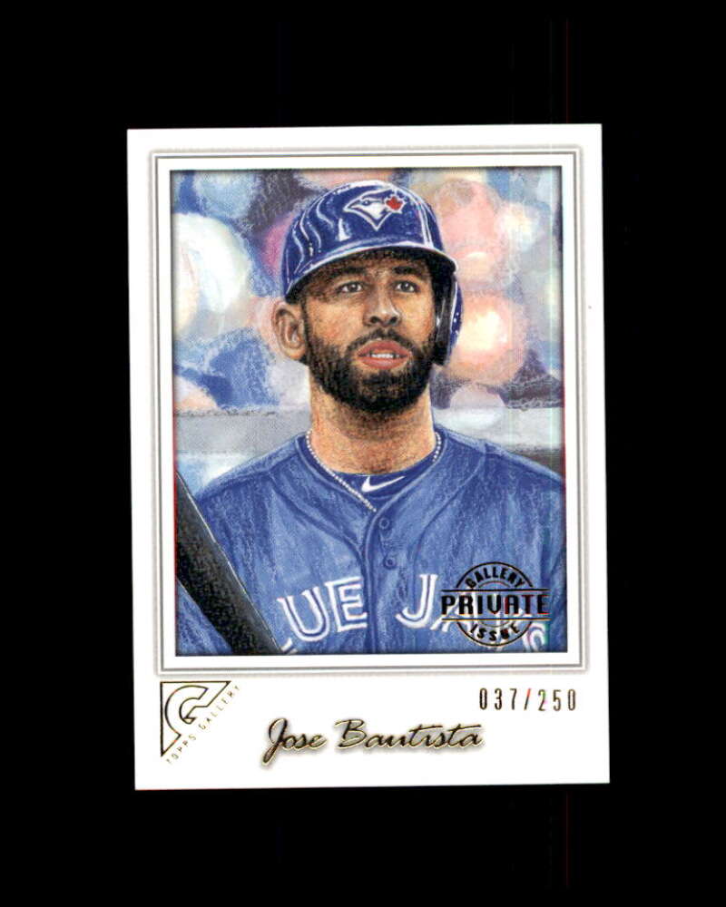Jose Bautista Card 2017 Topps Gallery Private Issue #55 Image 1