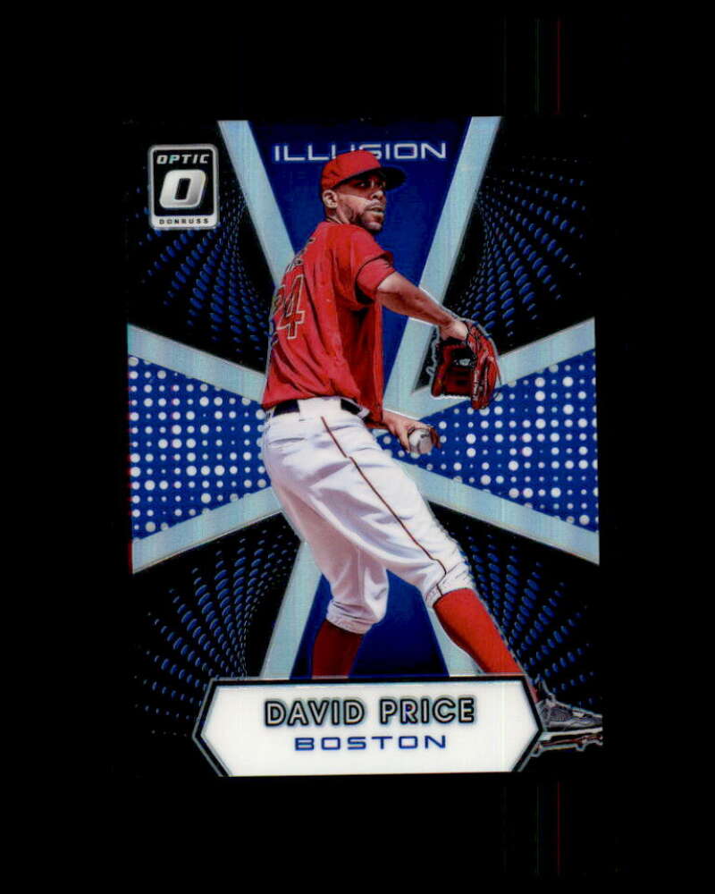 David Price Card 2016 Donruss Optic Illusion Blue #20 Image 1