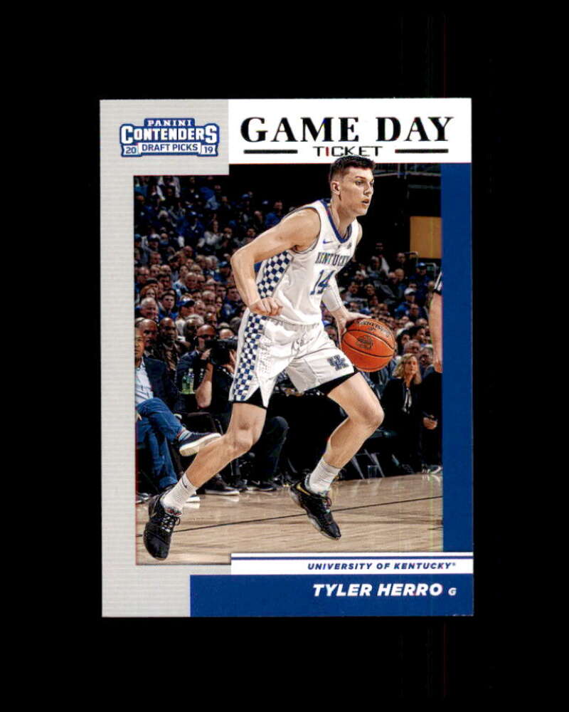 Tyler Herro Rookie 2019-20 Panini Contenders Draft Picks Game Day Tickets #19 Image 1