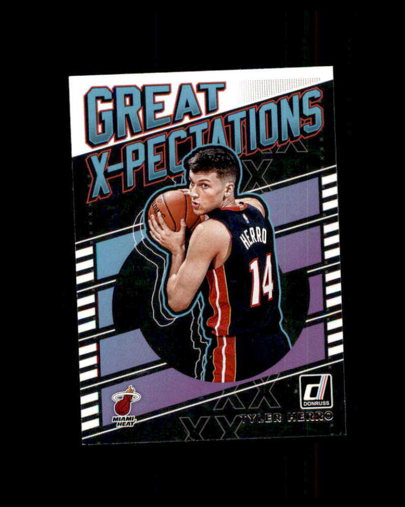 Tyler Herro Rookie Card 2019-20 Donruss Great X-Pectations #25 Image 1