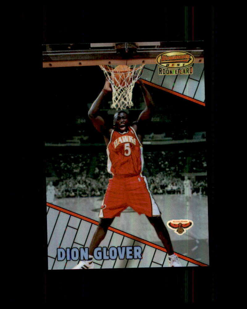 Dion Glover Rookie Card 1999-00 Bowman's Best Refractors #120 Image 1