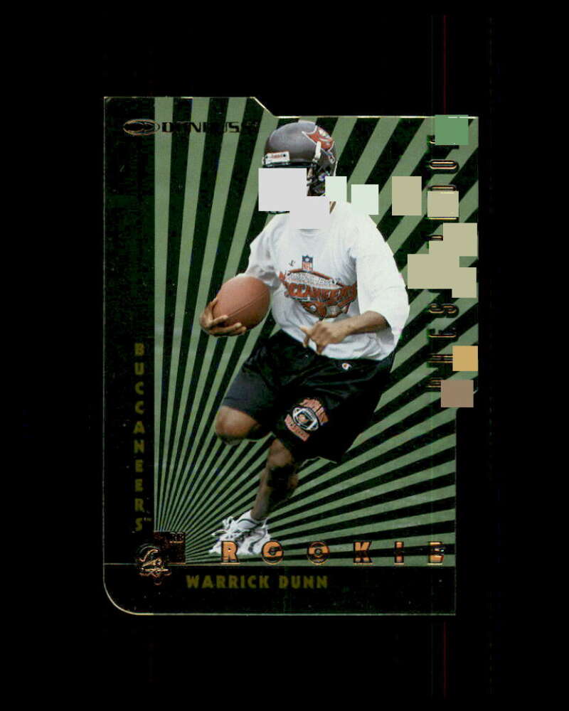 Warrick Dunn Card 1997 Donruss Press Proofs Gold Die Cuts #196 Image 1