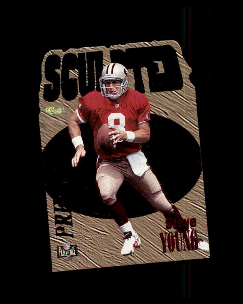 Steve Young Card 1995 Images Limited Sculpted Previews #NX3 Image 1