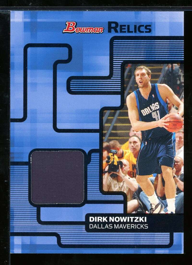 Dirk Nowitzki Card 2007-08 Bowman Relics #DN Image 1