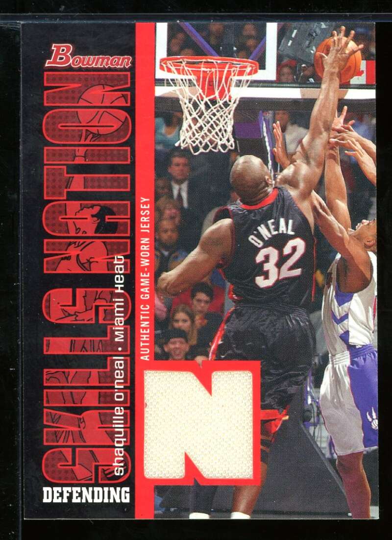 Shaquille O'Neal Card 2005-06 Bowman Skills Nation Relics #SO Image 1