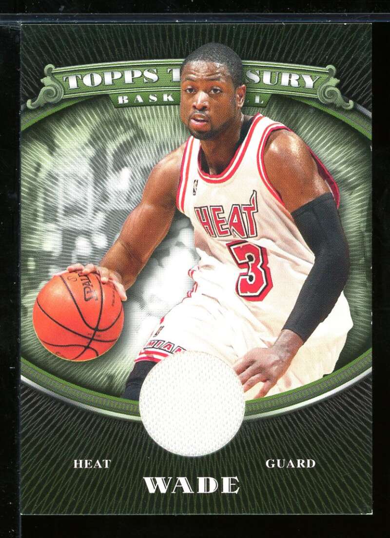 Dwyane Wade Card 2008-09 Topps Treasury Relics #DW Image 1