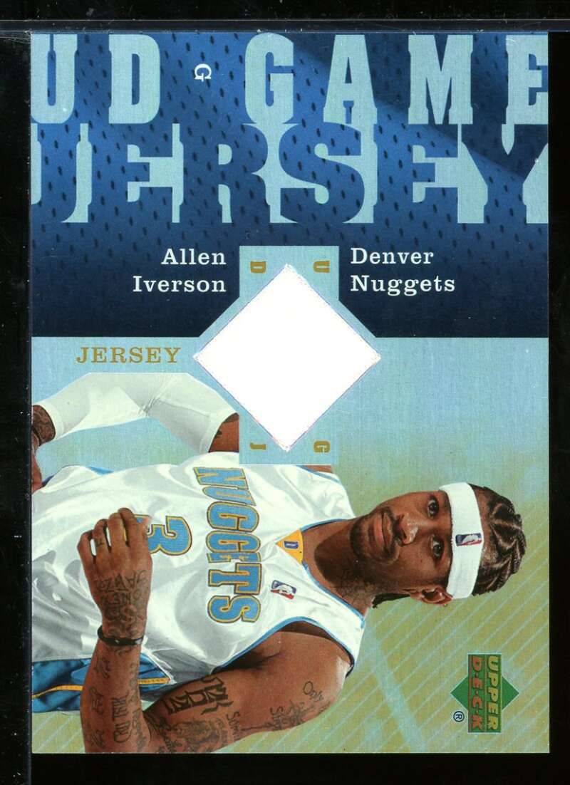 Allen Iverson Card 2006-07 UD Reserve Game Jerseys #AI Image 1