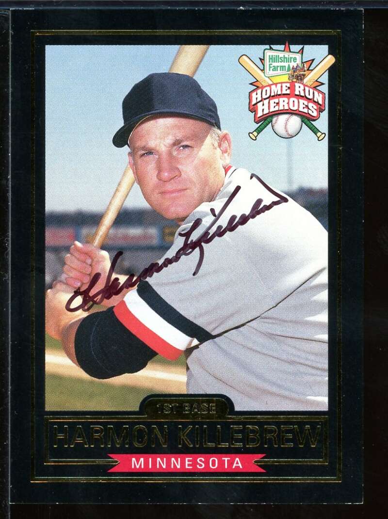 Harmon Killebrew Card 1999 Hillshire Farms Home Run Heroes Autographs #2 Image 1