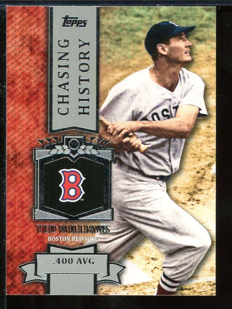 Ted Williams Card 2013 Topps Mini Chasing History #MCH4 Image 1