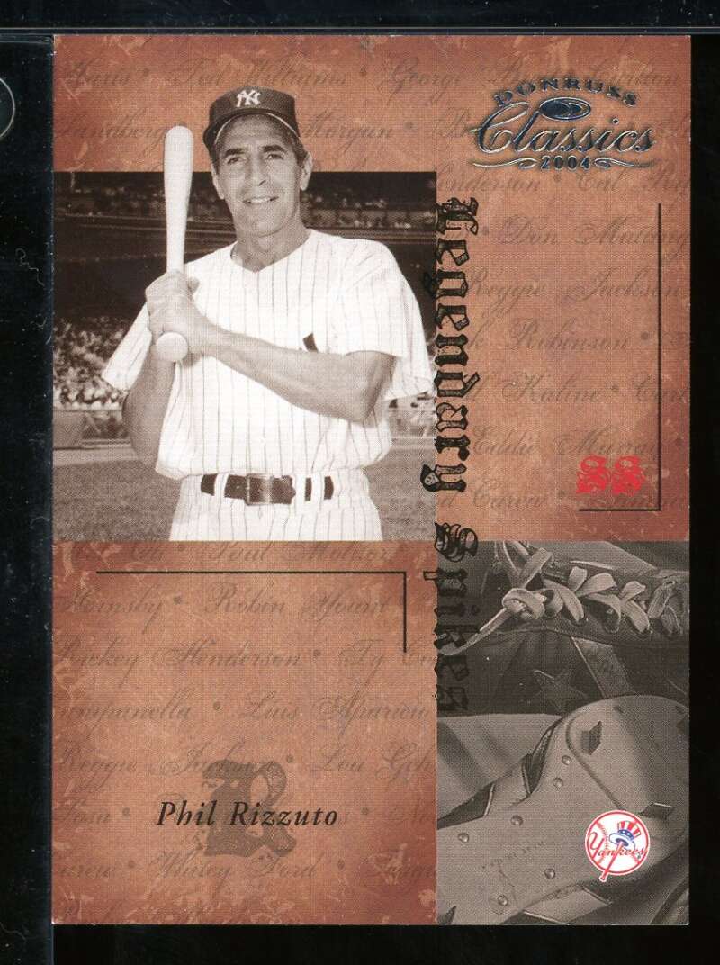 Phil Rizzuto Card 2004 Donruss Classics Legendary Spikes #47 Image 1