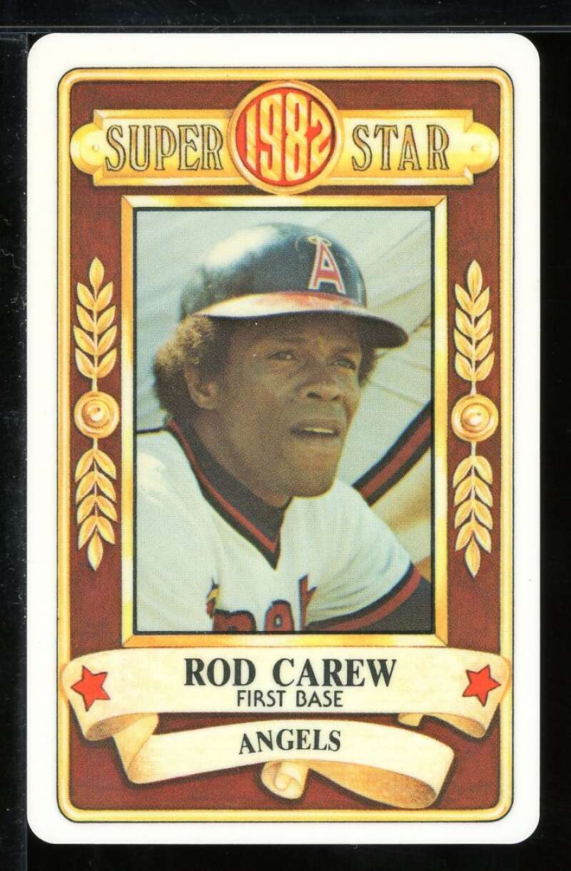 Rod Carew Card 1982 Perma-Graphic Credit Cards #21 Image 1