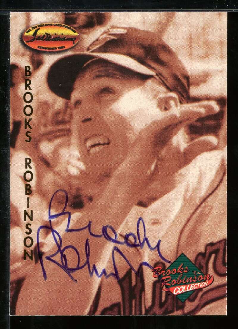 Brooks Robinson Autograph Card /'66 Series Card 1993 Ted Williams Image 1