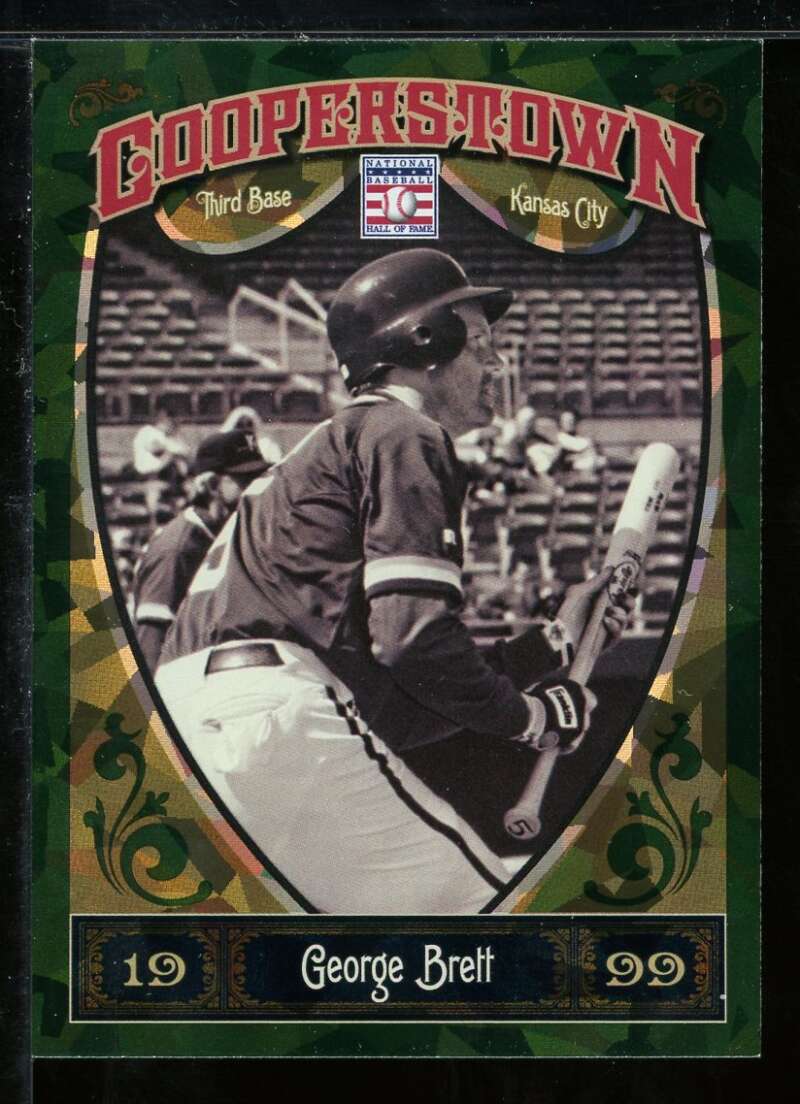 George Brett Card 2013 Panini Cooperstown Green Crystal #99 Image 1