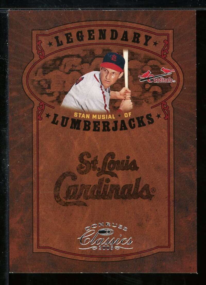 Stan Musial Card 2005 Donruss Classics Legendary Lumberjacks #40 Image 1