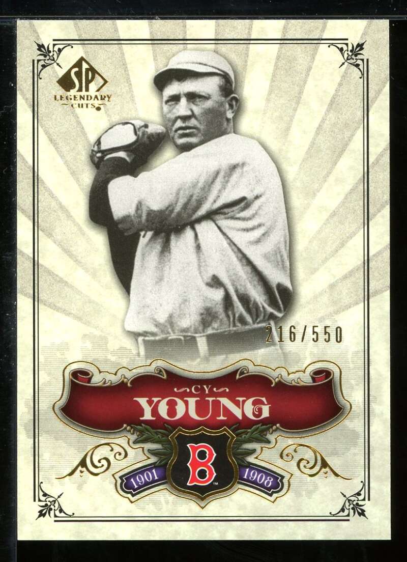 Cy Young Card 2006 SP Legendary Cuts #182 Image 1