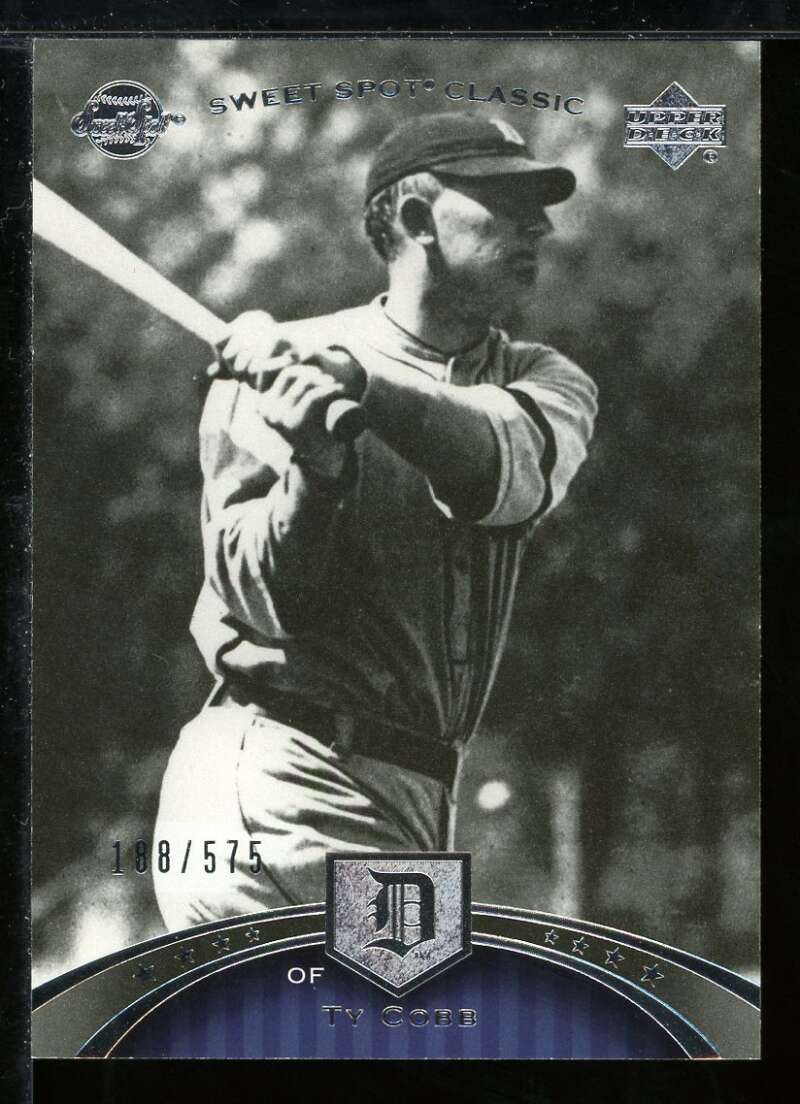 Ty Cobb Card 2007 Sweet Spot Classic #132 Image 1