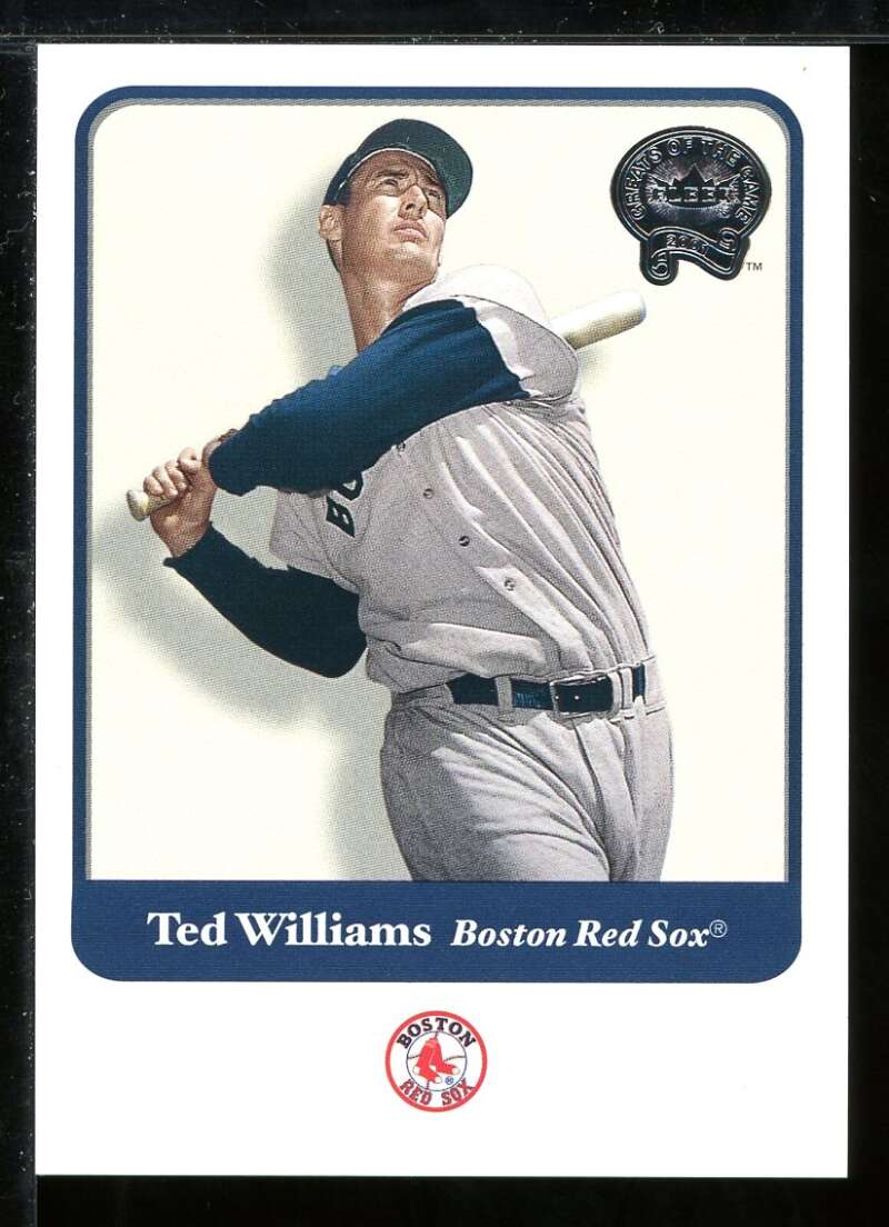 Ted Williams Card 2001 Greats of the Game #124 Image 1