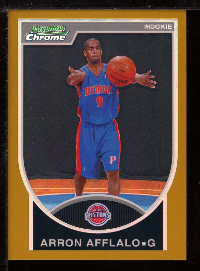 Arron Afflalo Rookie Card 2007-08 Bowman Chrome Refractors Gold #122 Image 1