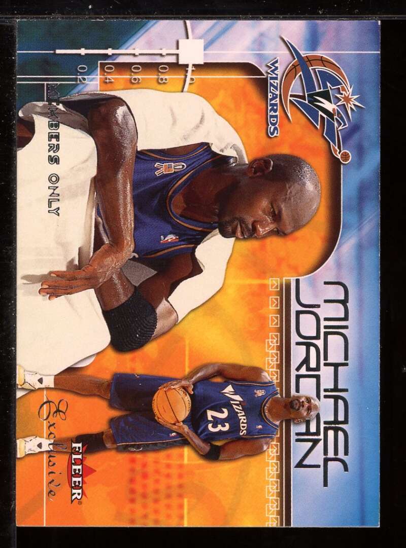 Michael Jordan MO Card 2001-02 Fleer Exclusive #109 Image 1