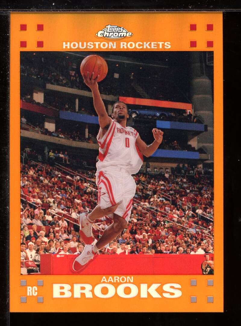 Aaron Brooks Card 2007-08 Topps Chrome Refractors Orange #157 Image 1