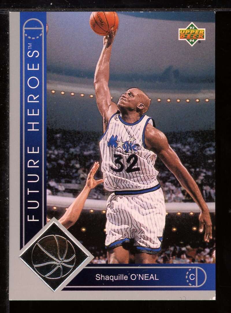 Shaquille O'Neal Card 1993-94 Upper Deck Future Heroes #35 Image 1