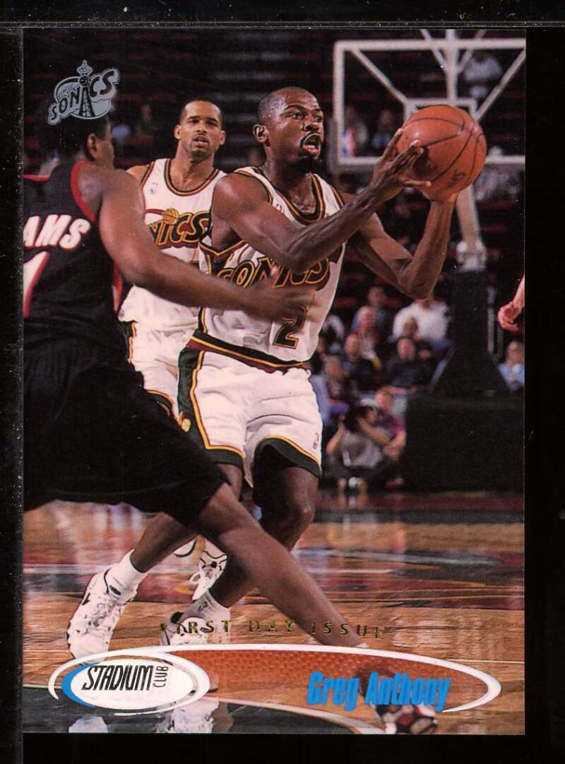 Greg Anthony Card 1998-99 Stadium Club First Day Issue #94 Image 1