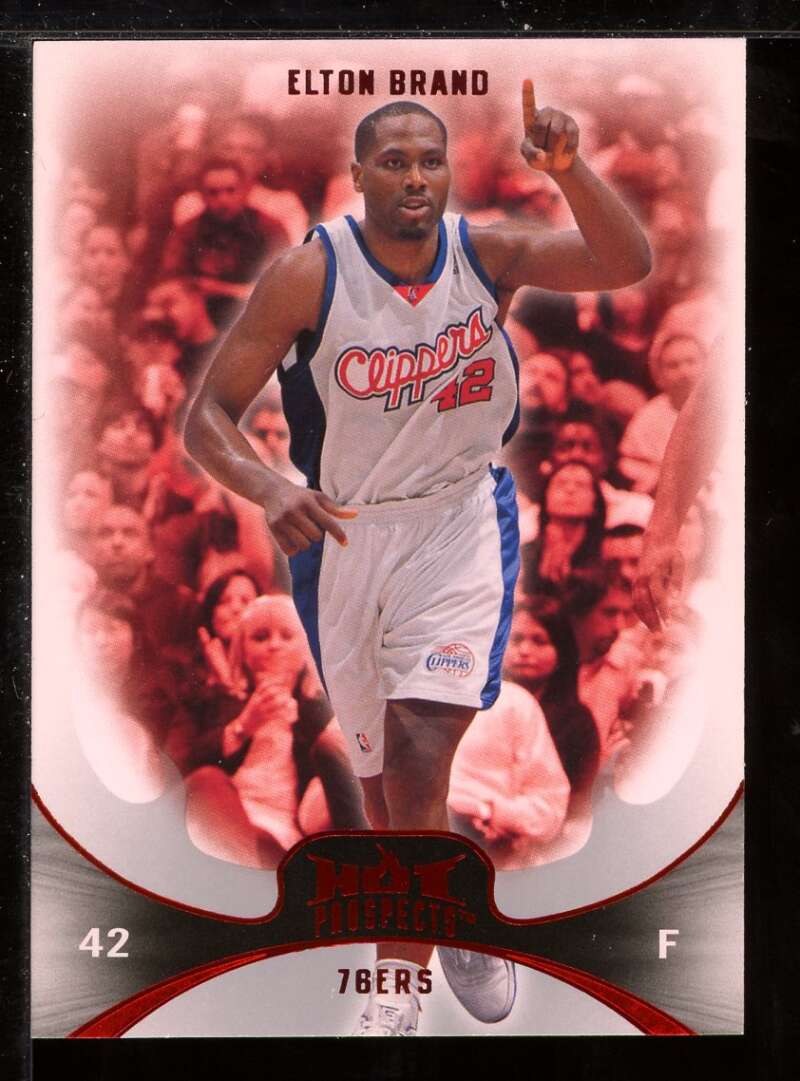 Elton Brand Card 2008-09 Hot Prospects Red #11 Image 1