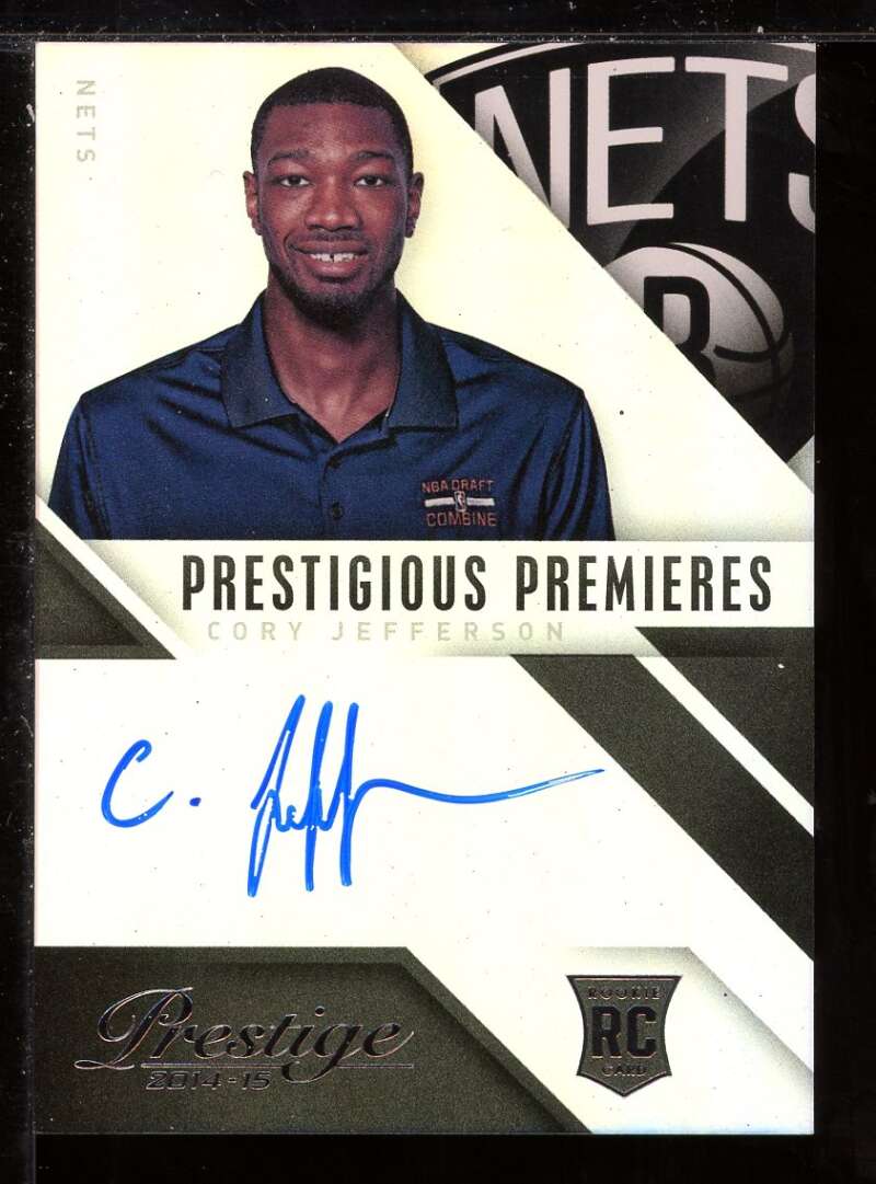 Cory Jefferson Card 2014-15 Prestige Plus Prestigious Premieres Signatures #PPCJ Image 1