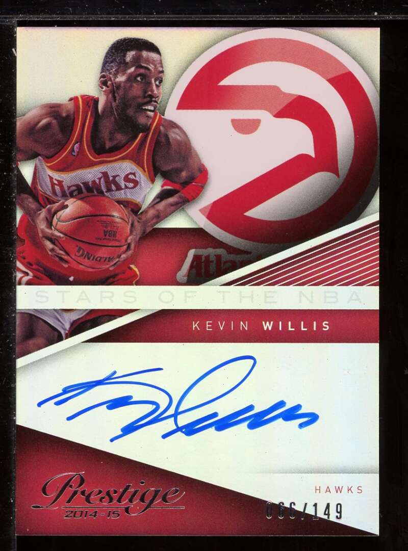 Kevin Willis Card 2014-15 Prestige Premium Stars of the NBA Signatures #18 /149 Image 1