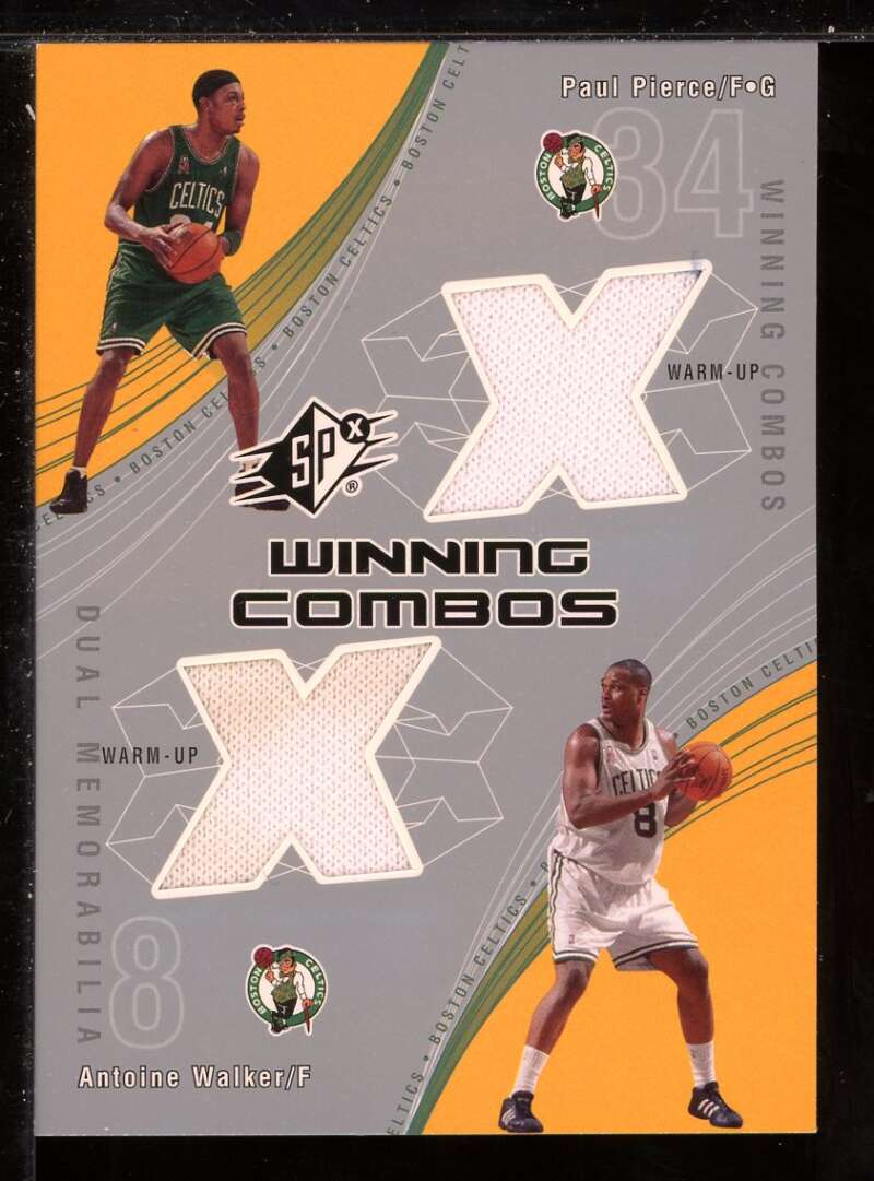 Paul Pierce/Antoine Walker Card 2002-03 SPx Winning Combos #PPAW Image 1