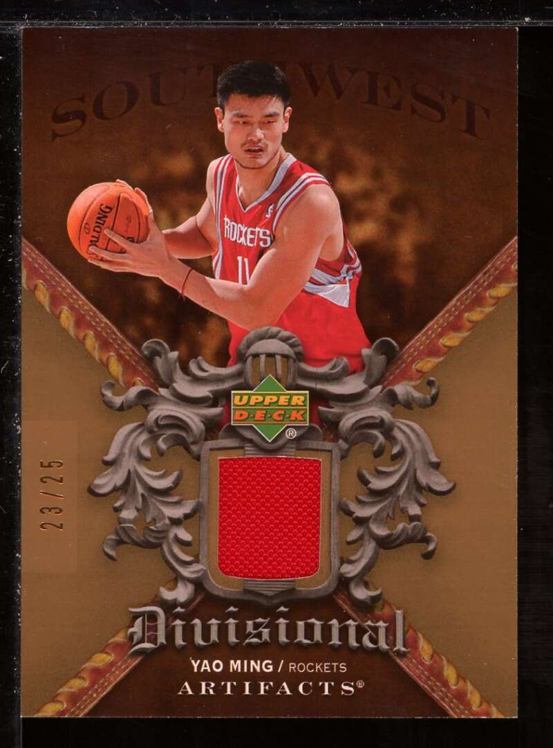 Yao Ming Card 2007-08 Artifacts Divisional Artifacts Copper #DAYM Image 1