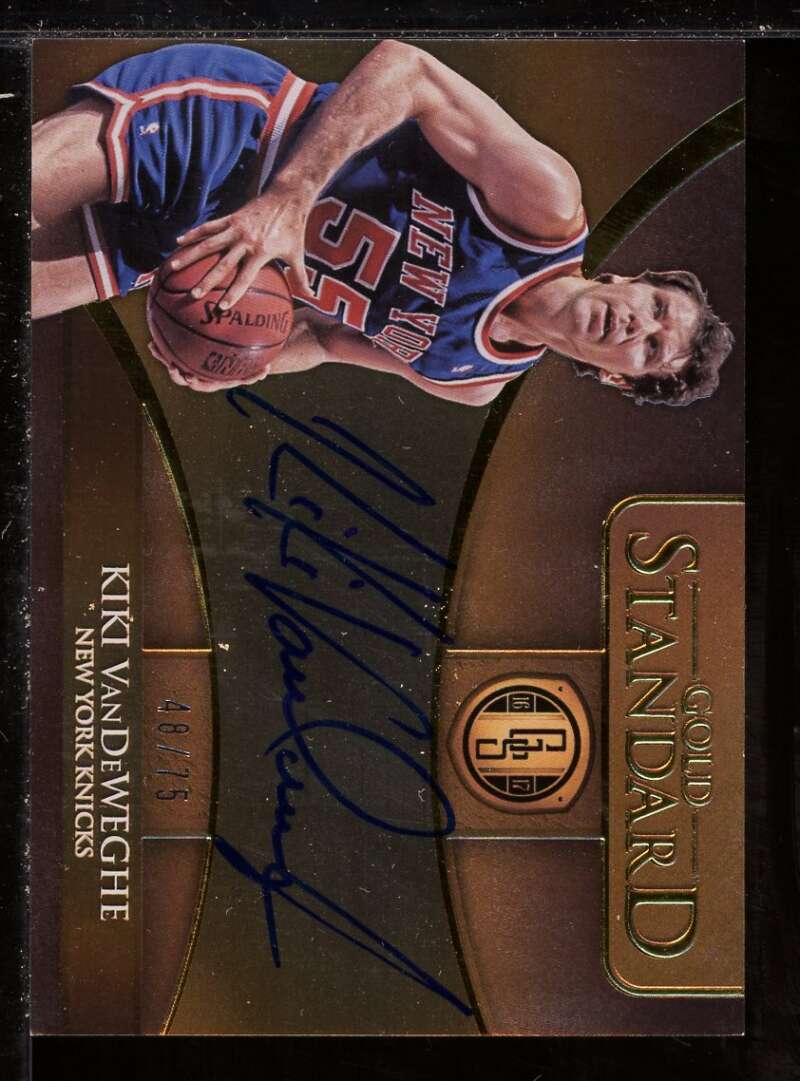 Kiki Vandeweghe Card 2016-17 Panini Gold Standard Gold Standard Autographs #18 Image 1