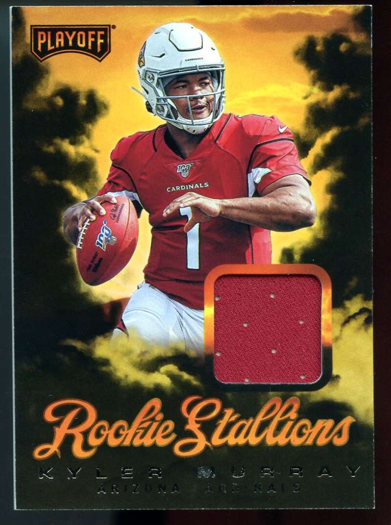 Kyler Murray Rookie Card 2019 Playoff Rookie Stallions Jerseys #1 Image 1