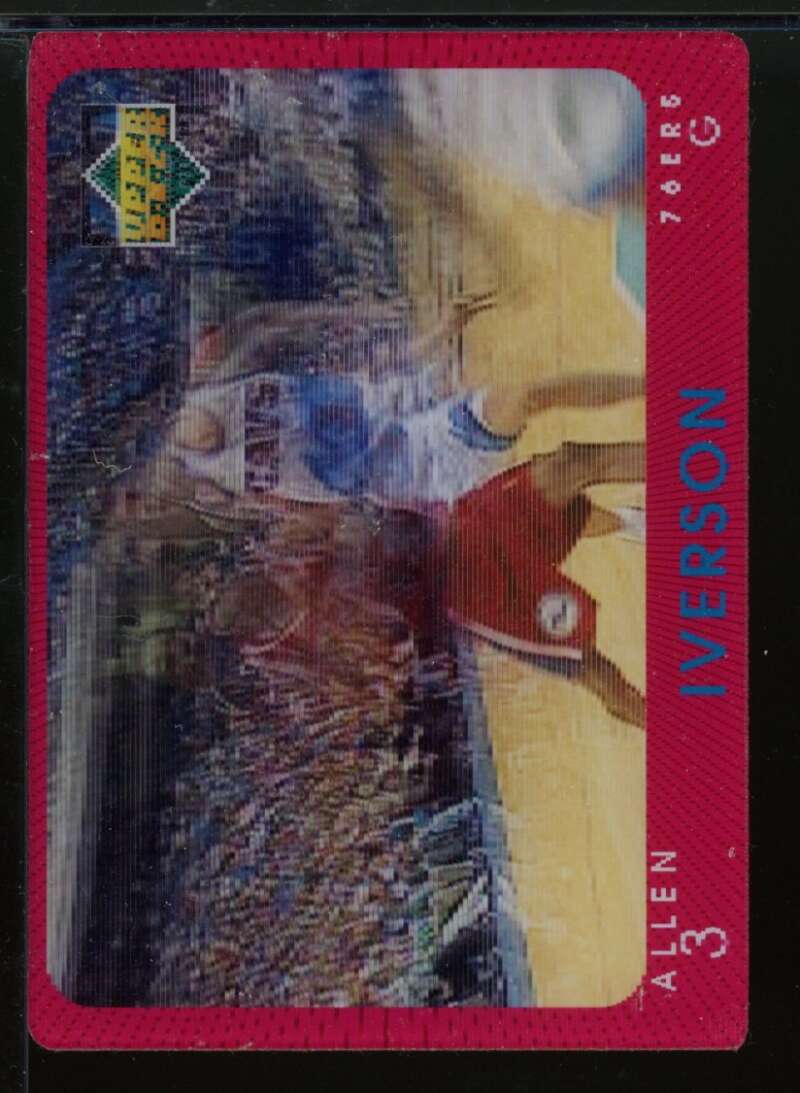 Allen Iverson Card 1997-98 Upper Deck Diamond Vision #20 Image 1