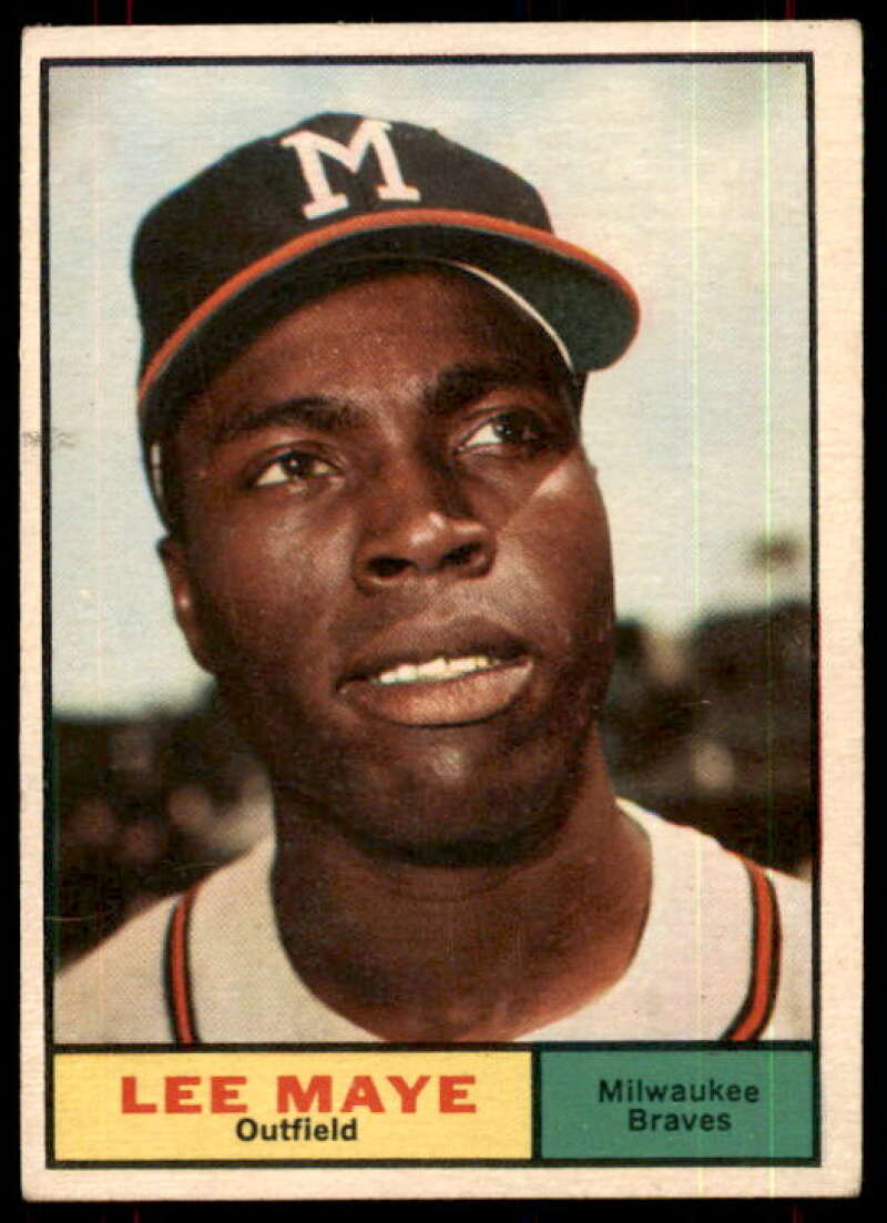 Lee Maye Card 1961 Topps #84 Image 1