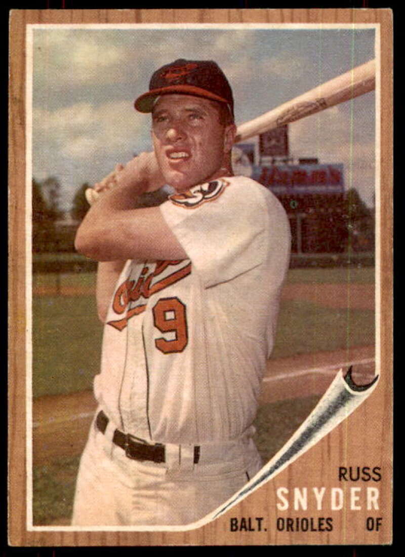 Russ Snyder Card 1962 Topps #64 Image 1