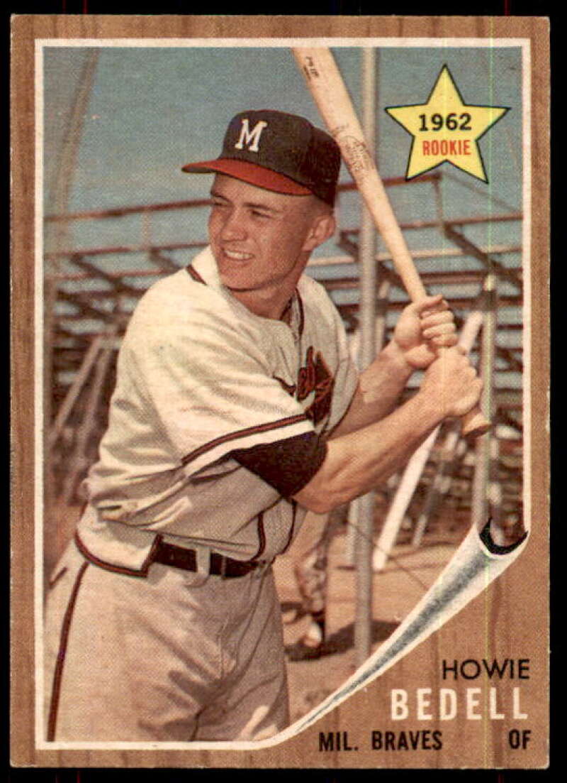 Howie Bedell Card 1962 Topps #76 Image 1