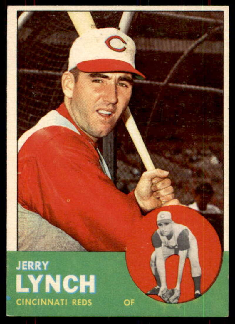 Jerry Lynch Card 1963 Topps #37 Image 1