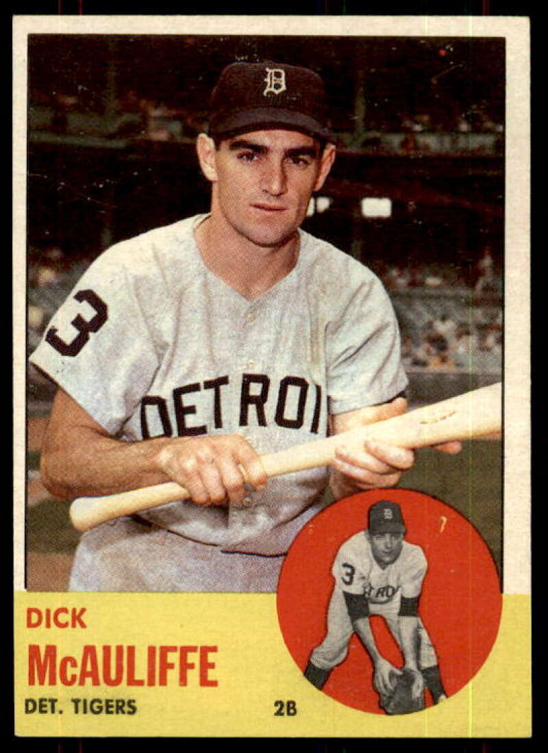 Dick McAuliffe Card 1963 Topps #64 Image 1