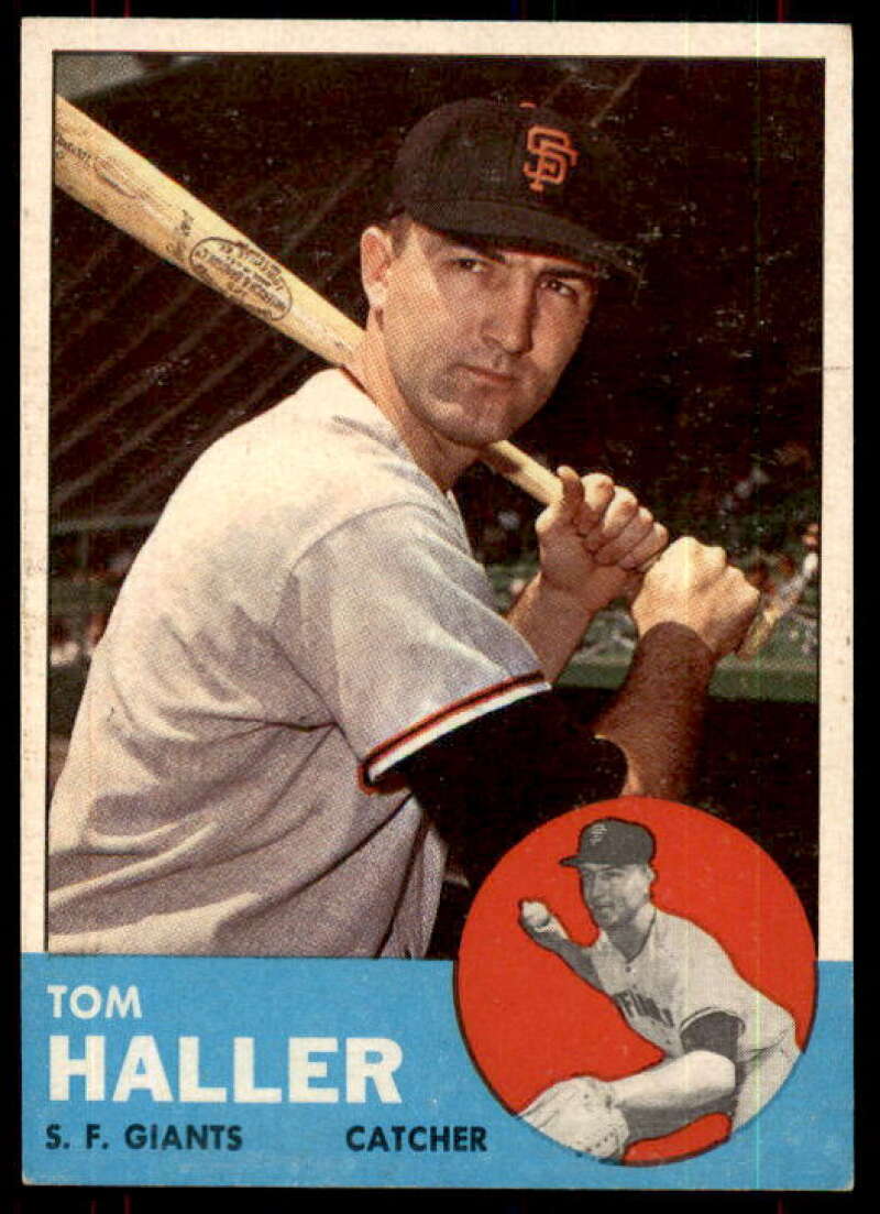 Tom Haller Card 1963 Topps #85 Image 1