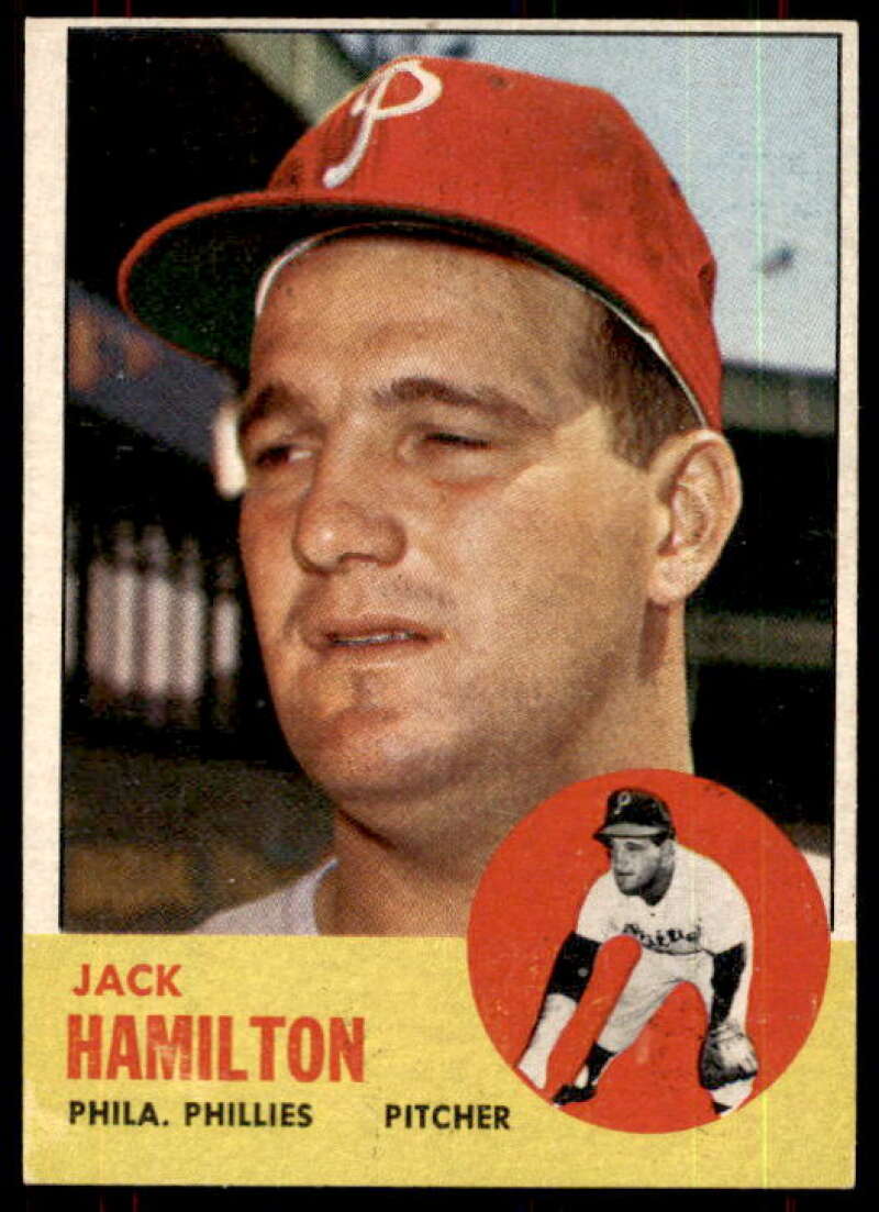 Jack Hamilton Card 1963 Topps #132 Image 1