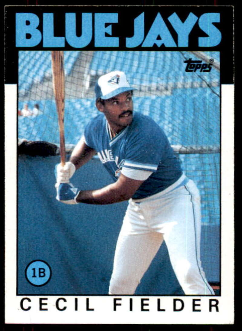 Cecil Fielder Rookie Card 1986 Topps #386 Image 1